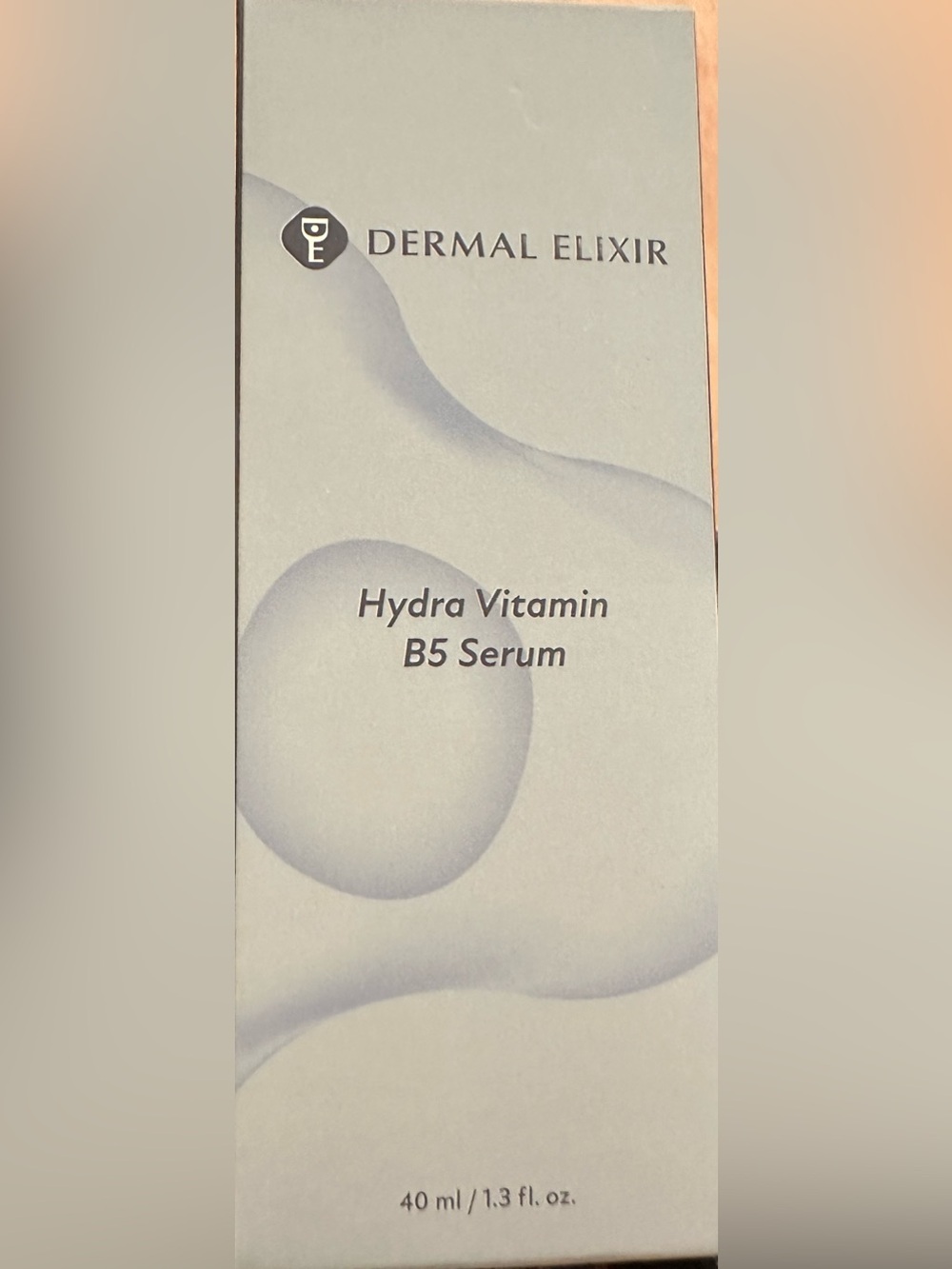 Dermal Elixir Hydra Vitamin B5 Serum NIB Retail $40